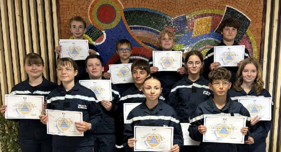 17  Juin : Remise des diplômes pour les cadets de la sécurité civile (Le Maine Libre, 23 juin 2024)